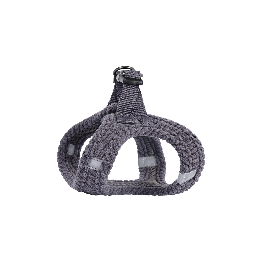 VELVET Dog harness Misty Grey