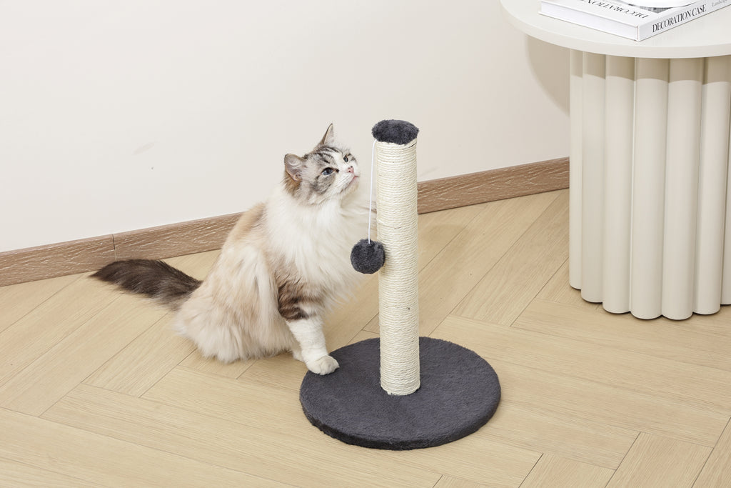 MY SECOND CAT TREE Pompom Dark Grey