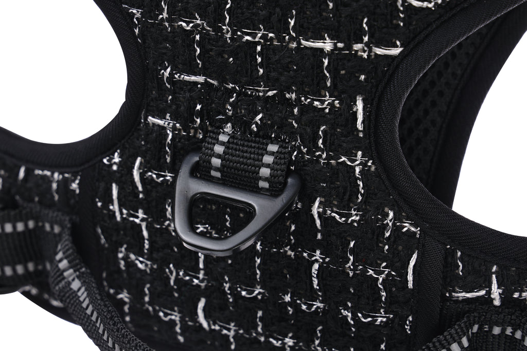 Haute Couture Dog harness Black charm
