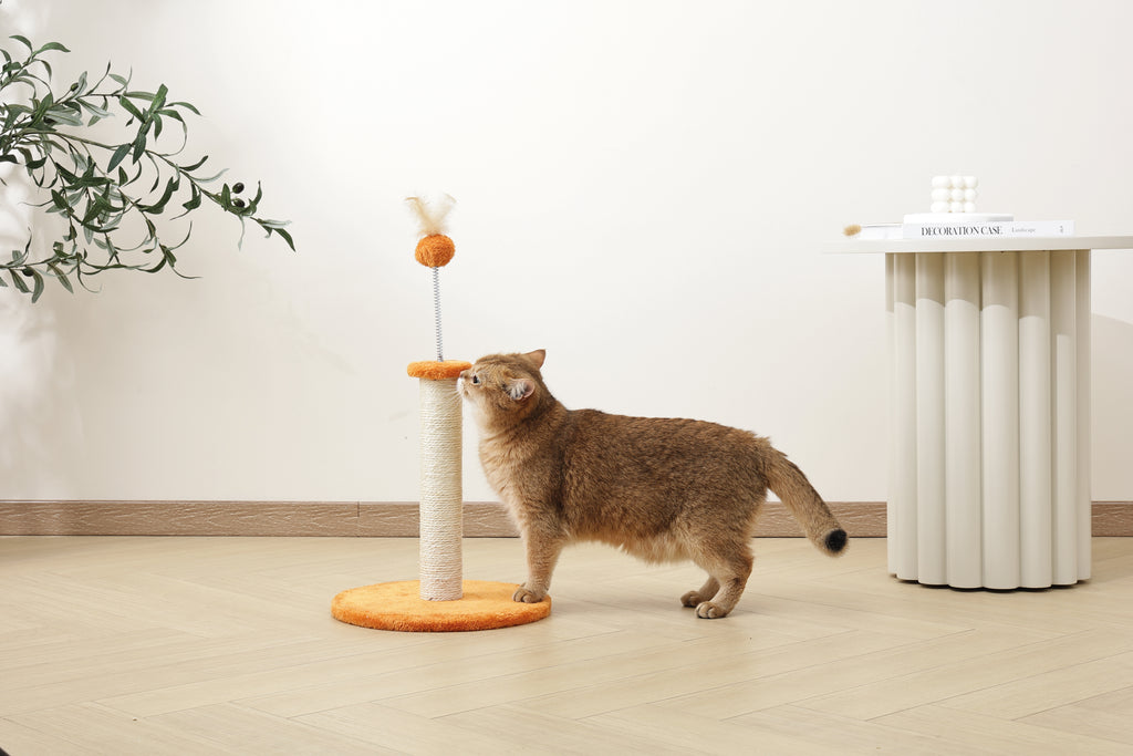 MY SECOND CAT TREE Feather Orange