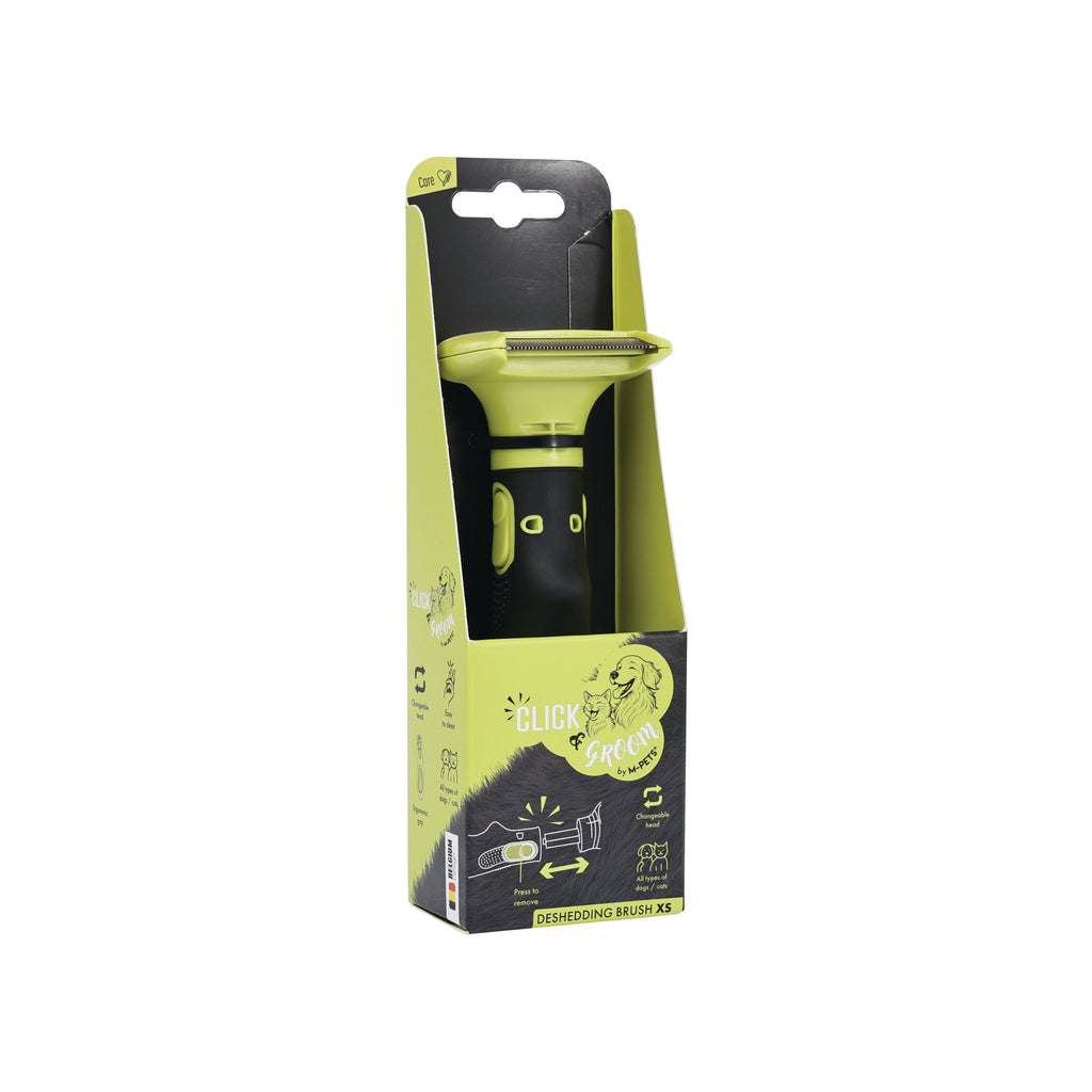 CLICK and GROOM Deshedding Brush