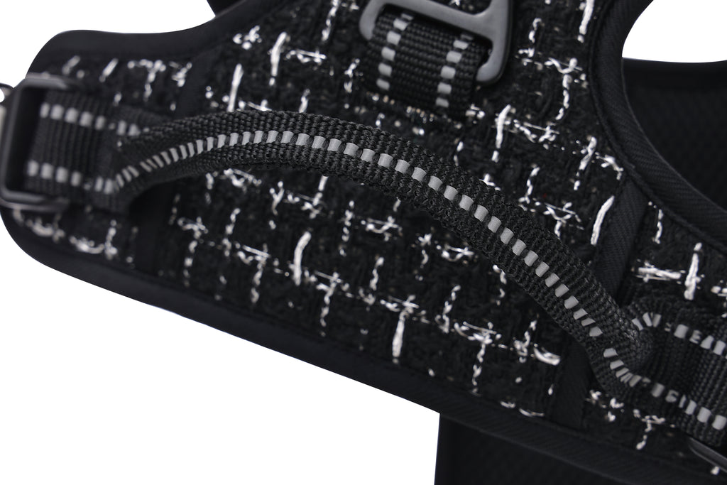 Haute Couture Dog harness Black charm