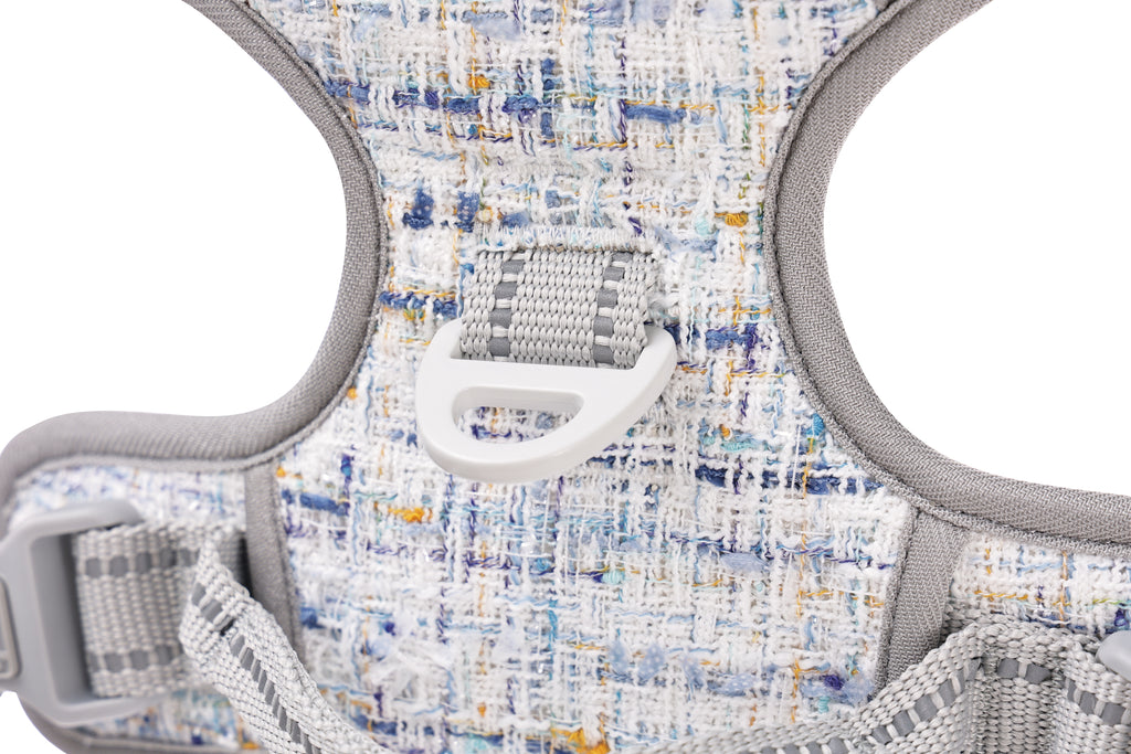 Haute Couture Dog harness Blue charm