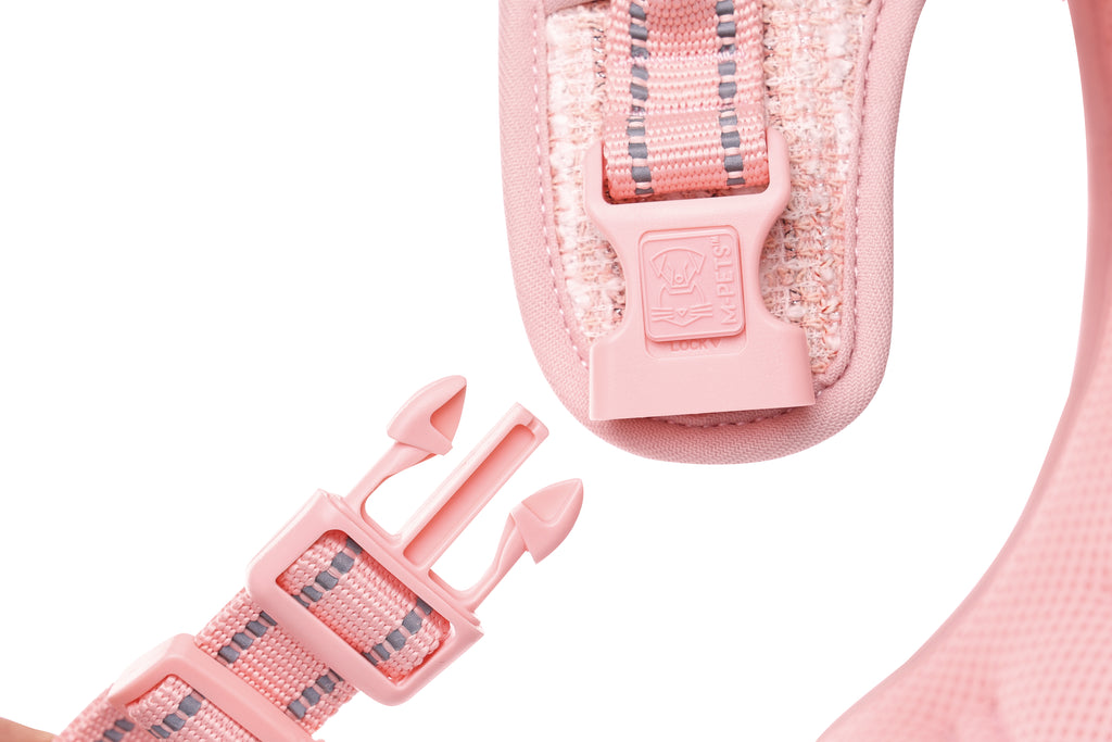 Haute Couture Dog harness Pink charm