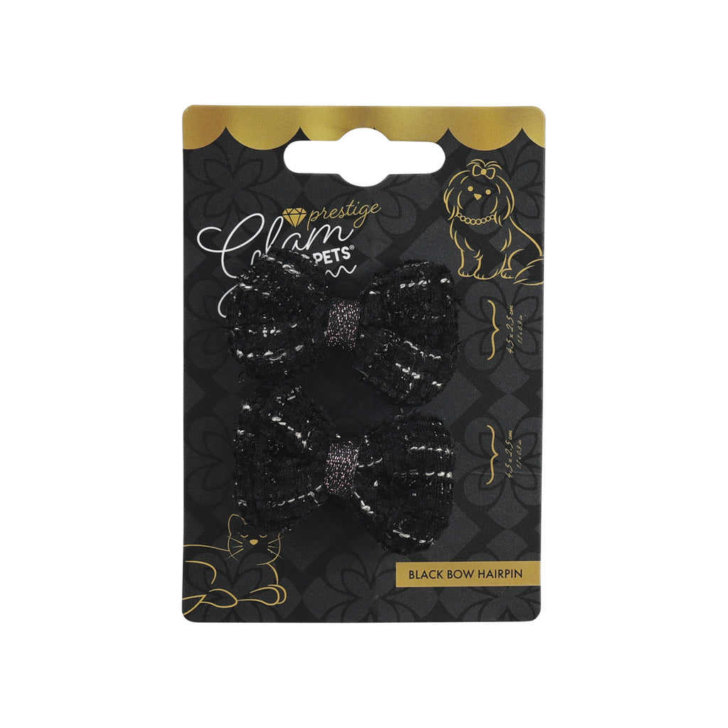 GLAM Pet Hairpin Black