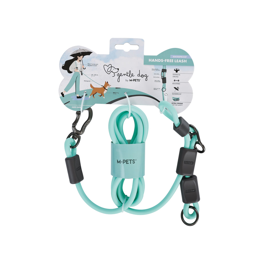 GENTLE DOG Hands-Free dog leash WATERPROOF Green