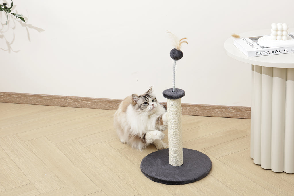 MY SECOND CAT TREE Feather Dark Grey