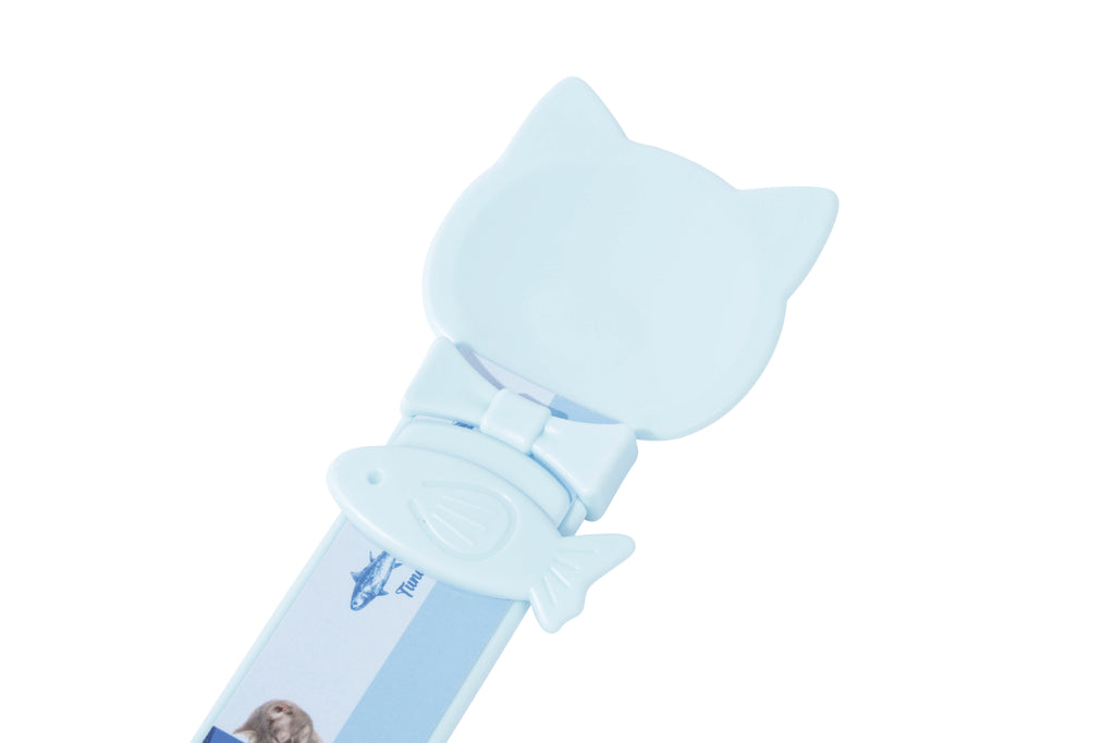 CREAMY CAT SPOON Baby Blue