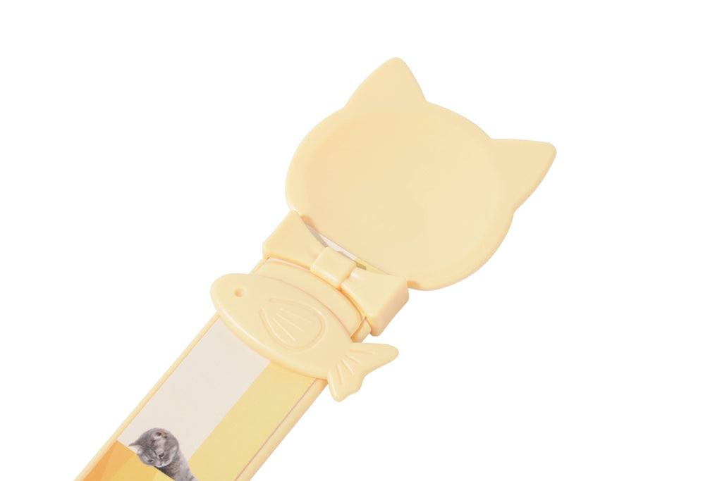 CREAMY CAT SPOON Sunshine Yellow
