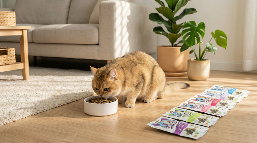 CRUNCHY BITES Cat Treats with function DENTAL CARE - 60 g