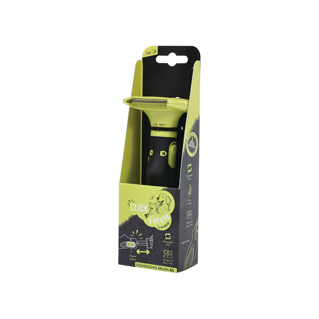CLICK and GROOM Deshedding Brush