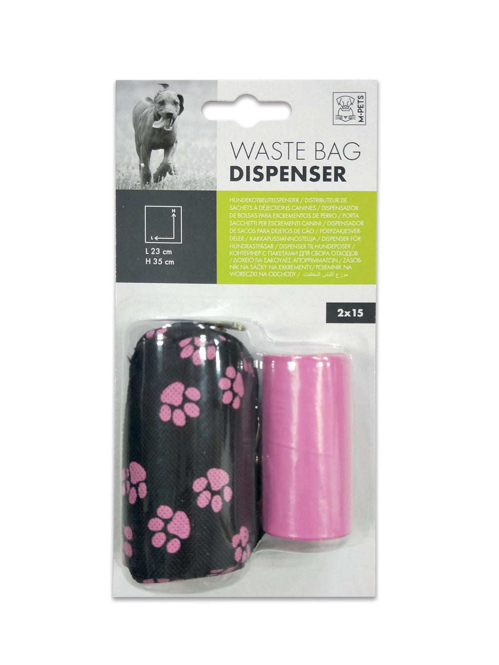 Dog Waste Bags Dispenser Pink