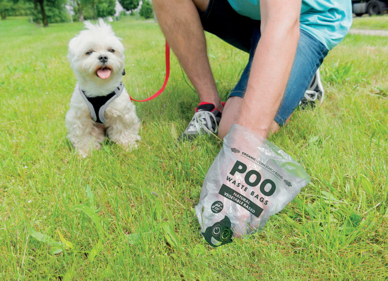 POO Dog Waste Bags - Vegetable Based - Mint Scented  (120 bags)