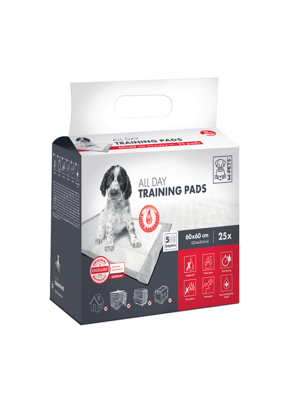 ALL DAY Training Pads 60 x 60 cm - 25 pcs