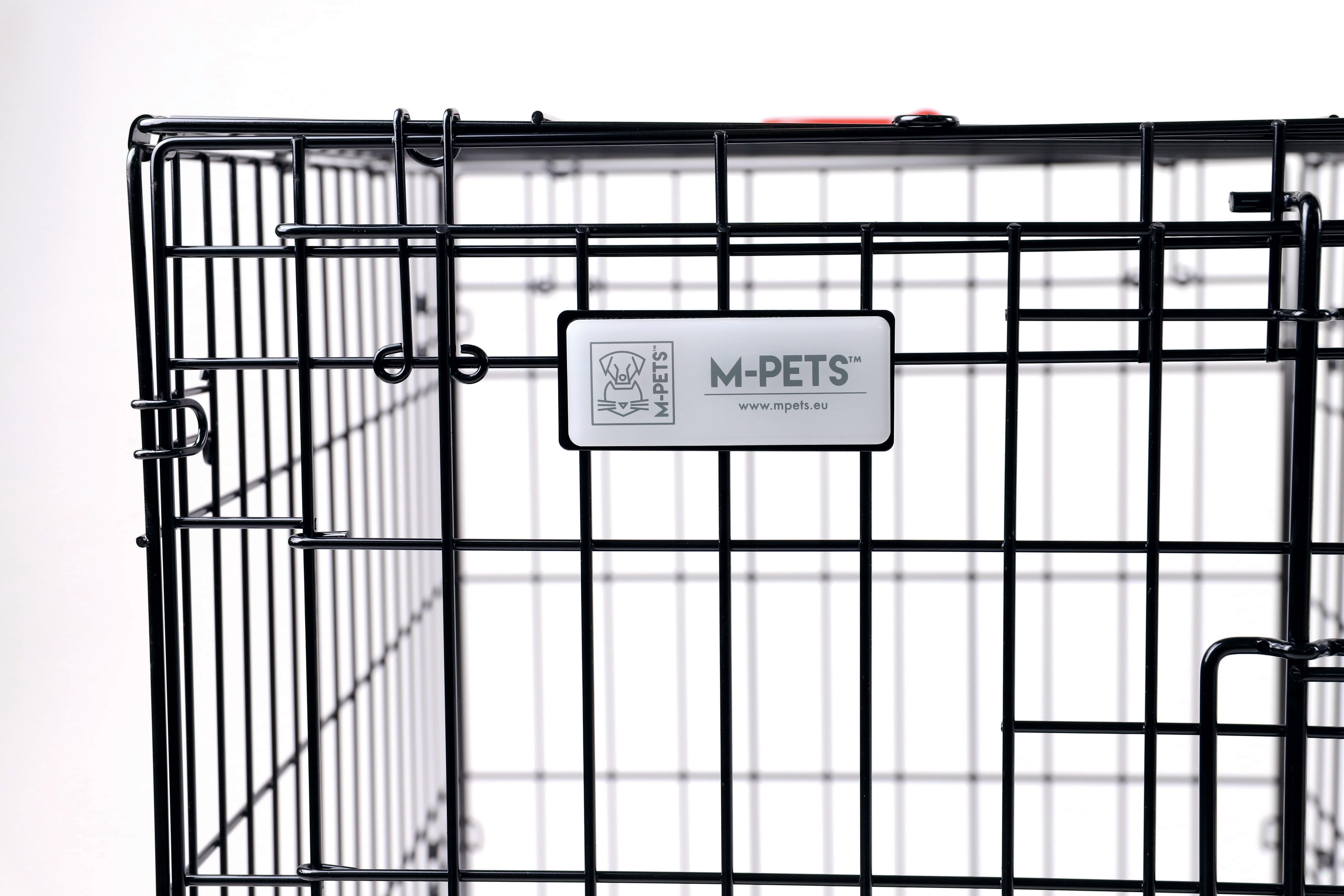 VOYAGER Wire Crate with wheels – M-PETS