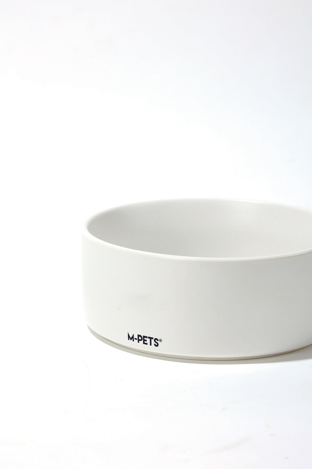 OPERA Ceramic Bowls with Bamboo Stand White