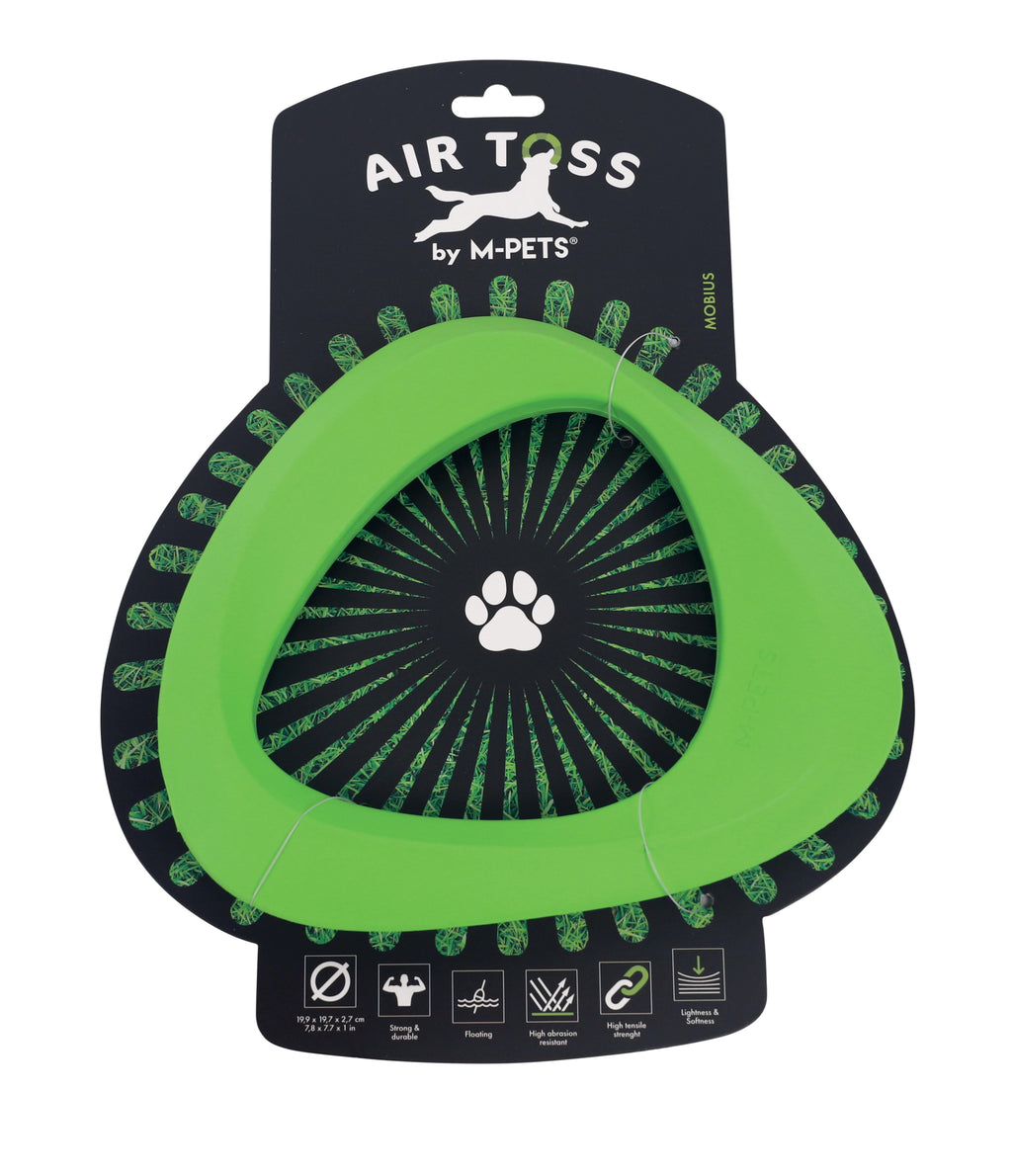 Jouet flottant pour chien AIR TOSS Mobius - Vert