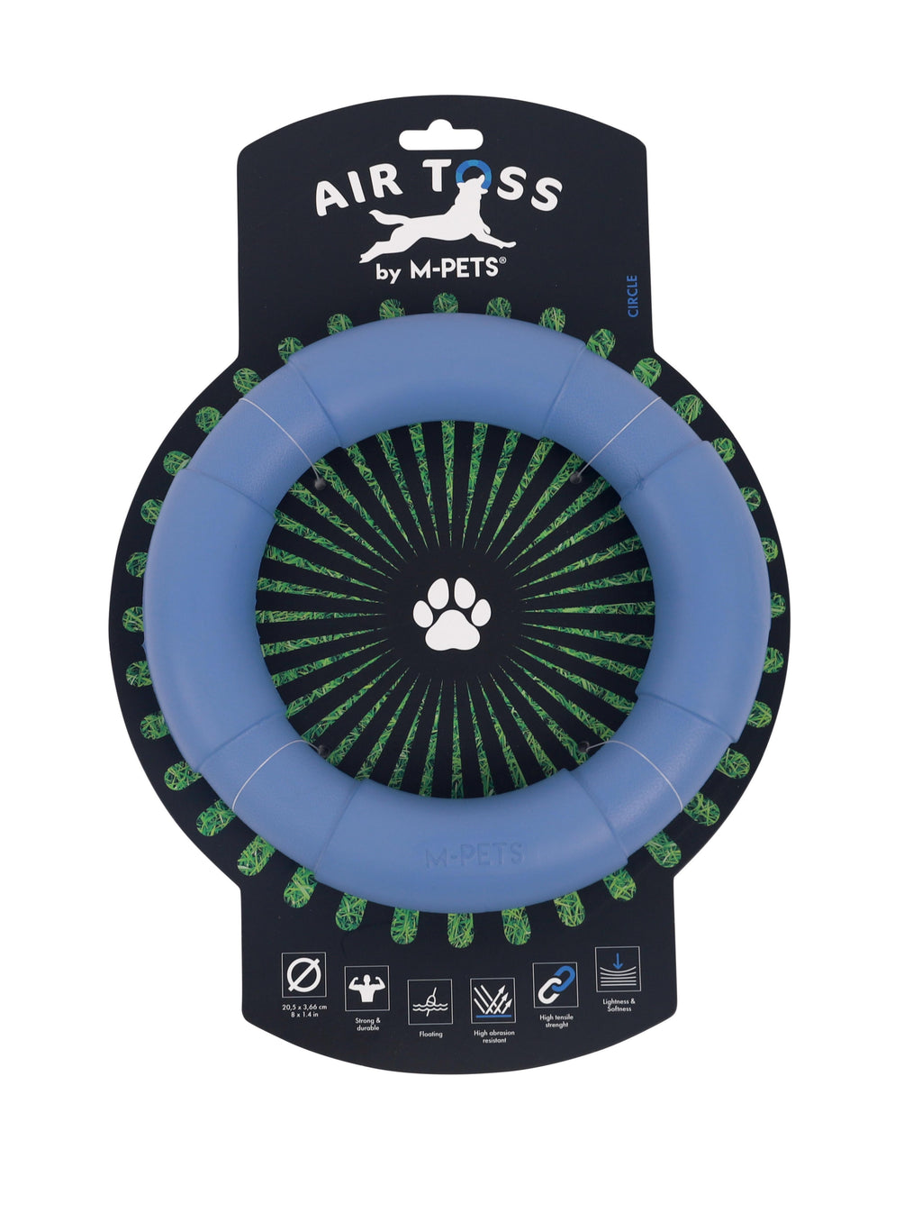 AIR TOSS Dog Floating Toy Circle - Blue