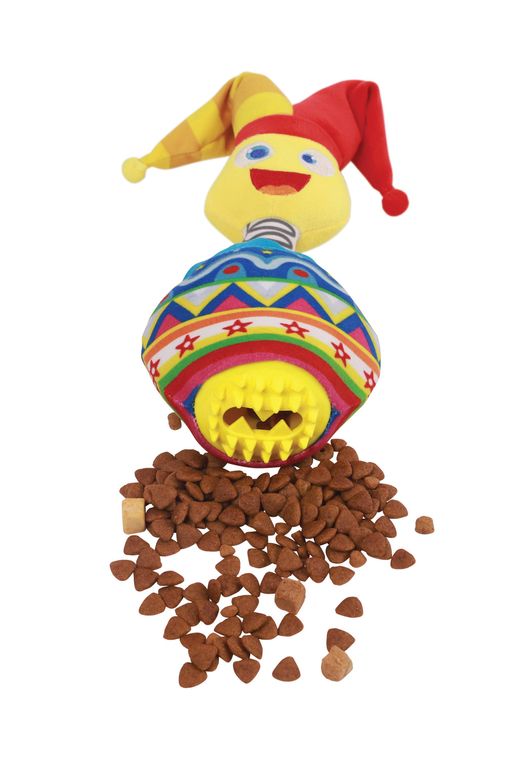 Joyful Snack Attack Dog Toy - Jester