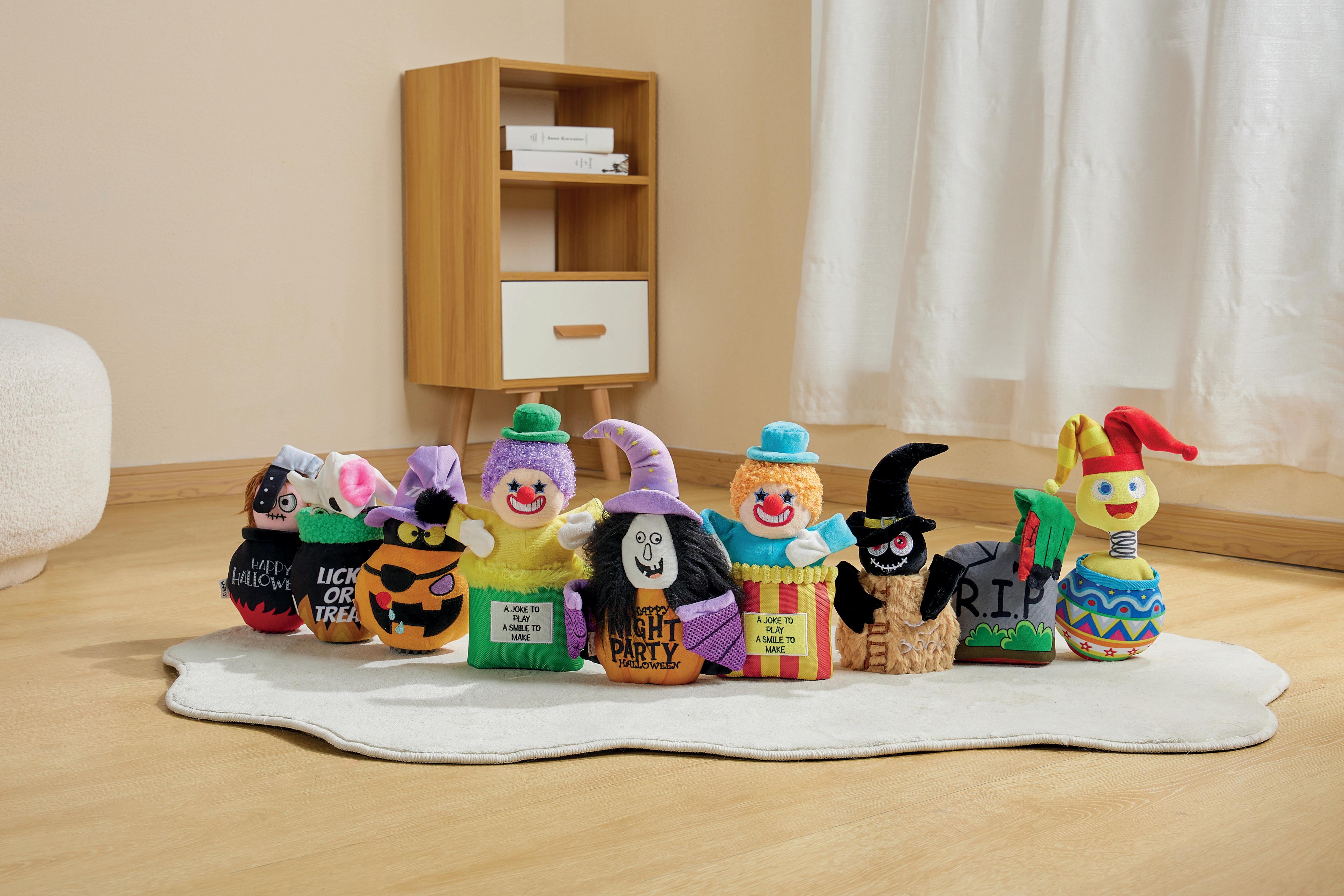 it-dogsヒヨコのカラフルチュチュ　XS Joyful Snack Attack Dog Toy - Jester – M-PETS
