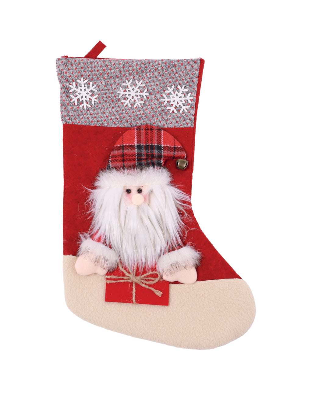 CHRISTMAS STOCKING Pet Toy - Santa