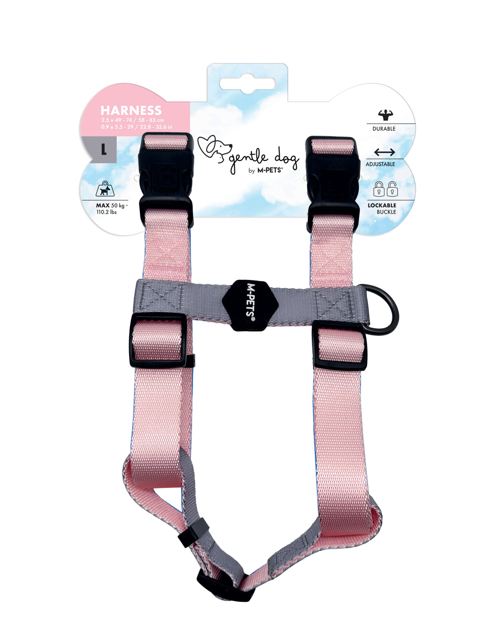 GENTLE DOG Harness Pink