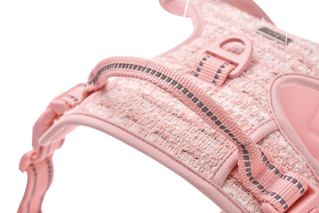 Haute Couture Dog harness Pink charm