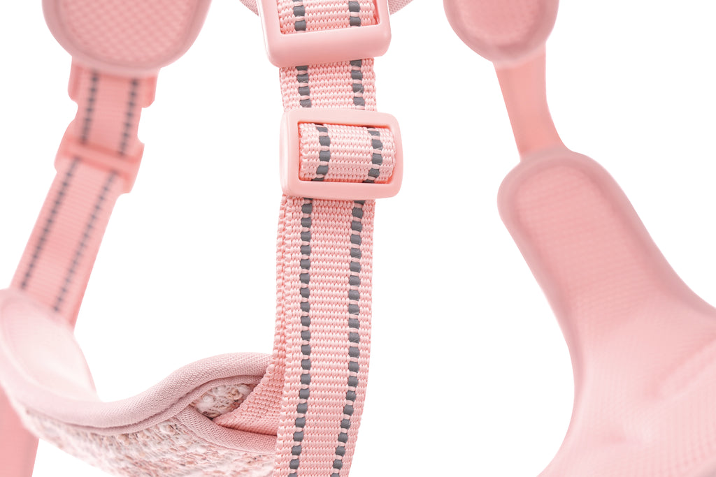 Haute Couture Dog harness Pink charm