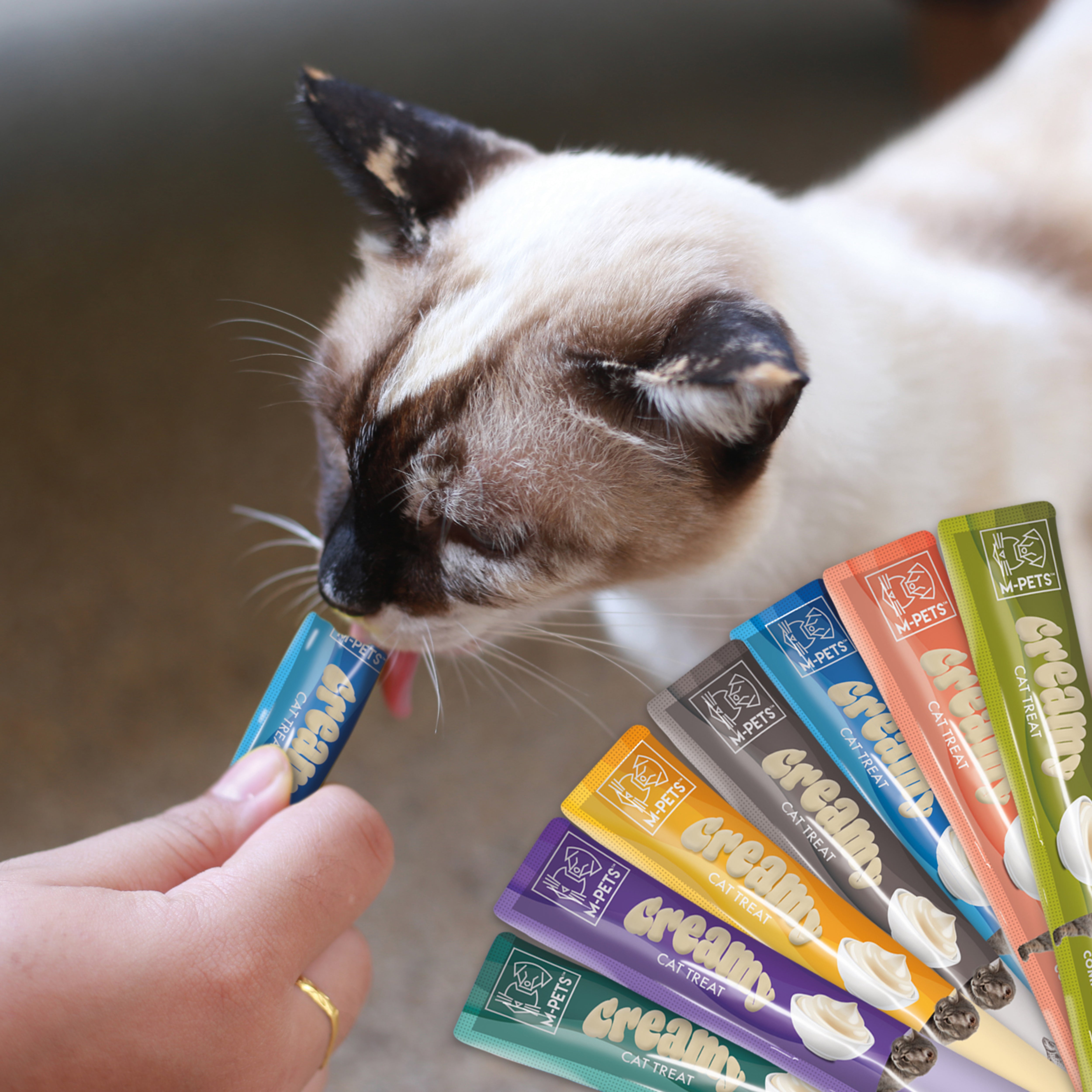 Creamy Treats for Cats - Cod & Beef – M-PETS