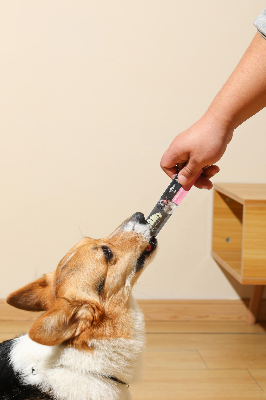 Friandises crémeuses pour chiens - Morue et bœuf