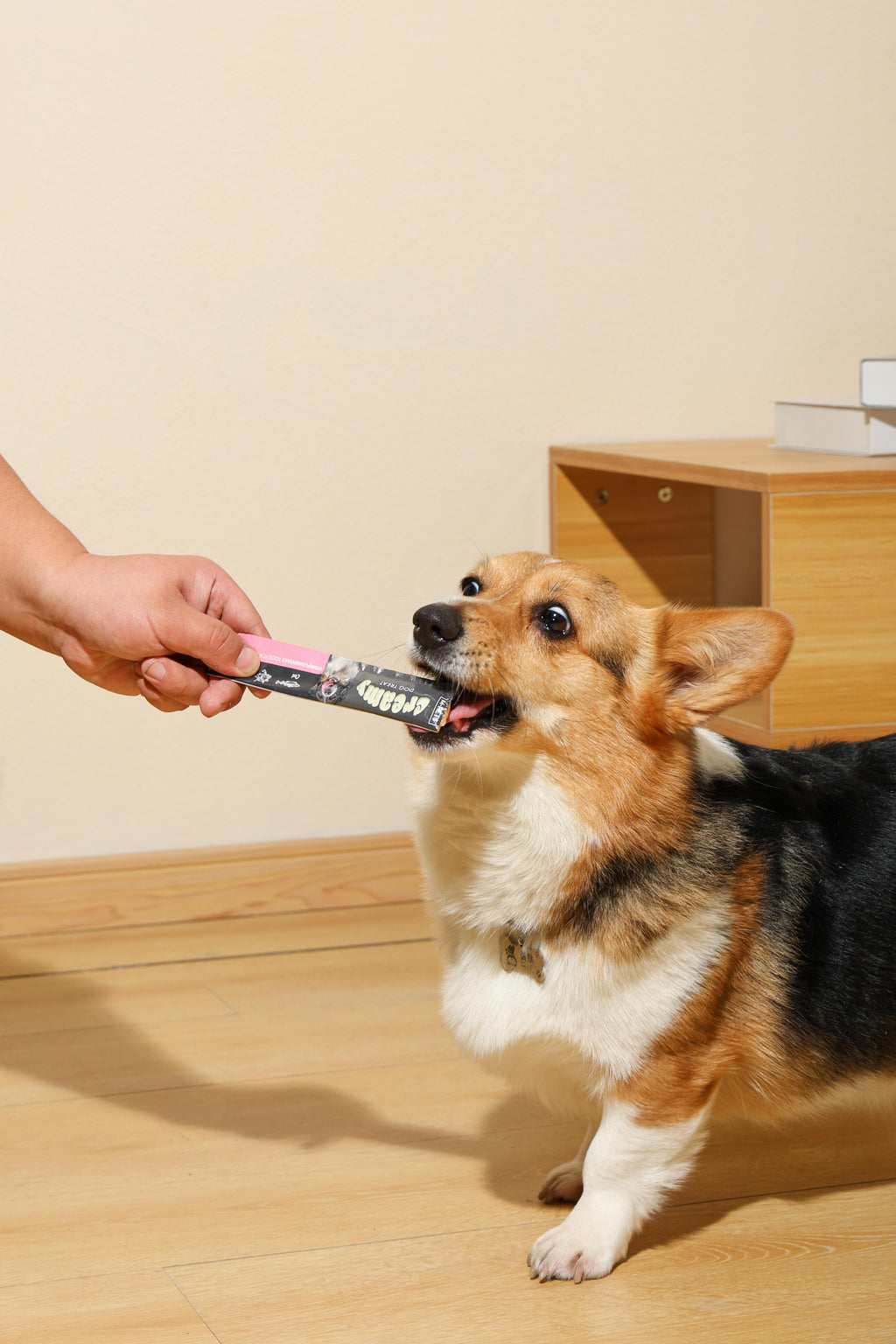 Friandises crémeuses pour chiens - Morue et bœuf