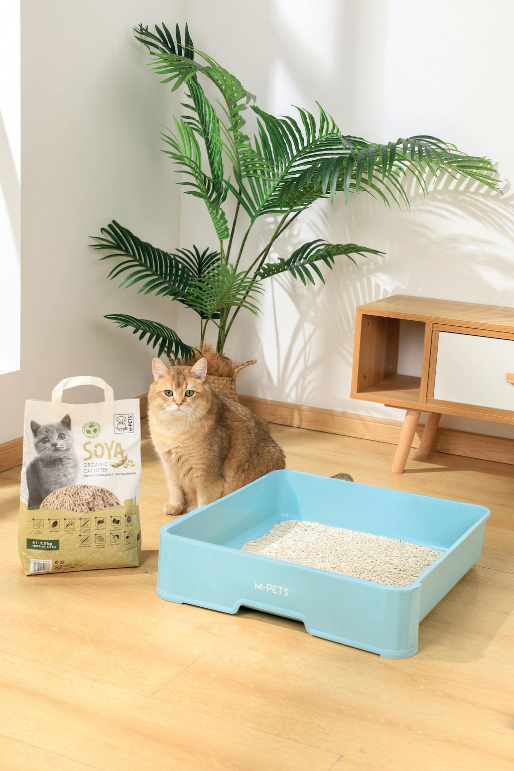 Litière pour chat biologique SOYA Natural