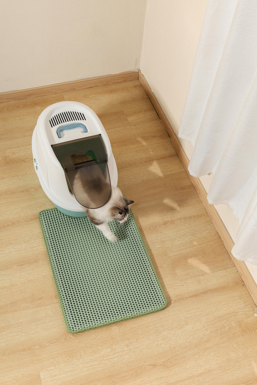 DUPLEX Cat Litter Vertical Mat - Green