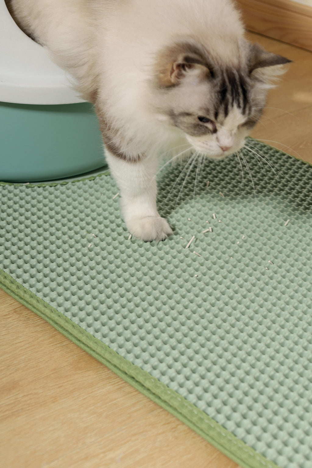 DUPLEX Cat Litter Vertical Mat - Green