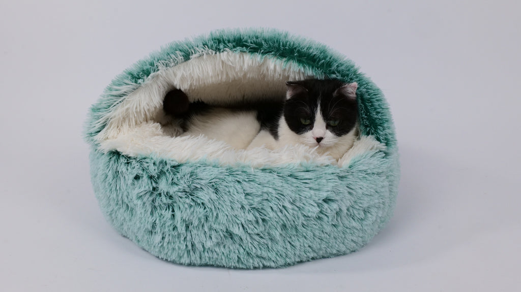 Lit pour chat SNUGO ECO - Vert