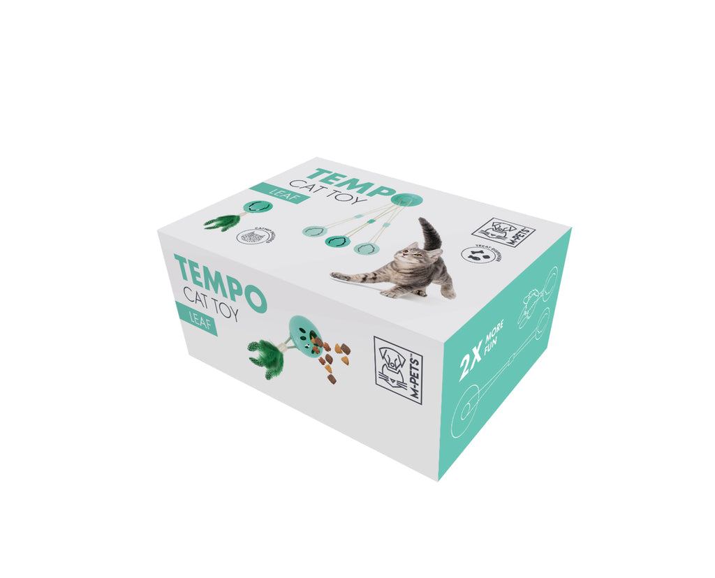 TEMPO Cat Toy - Leaf with treat Dispenser