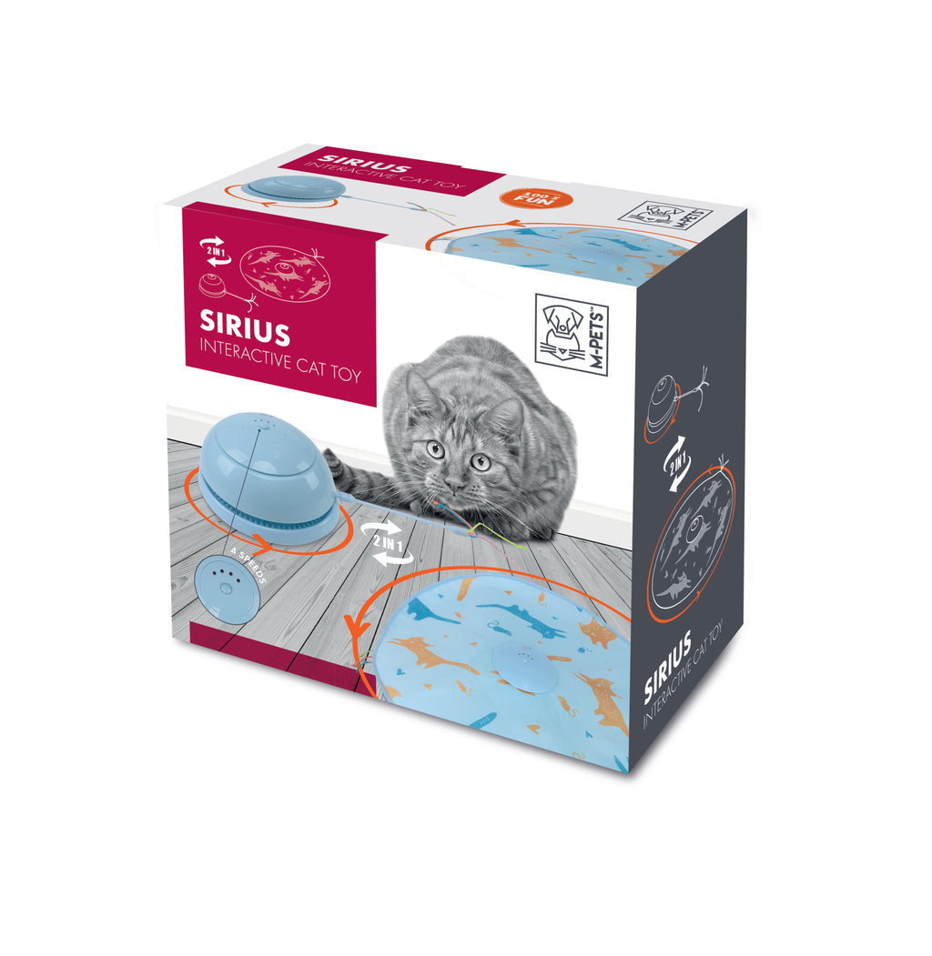 SIRIUS Interactive Cat Toy - Blue