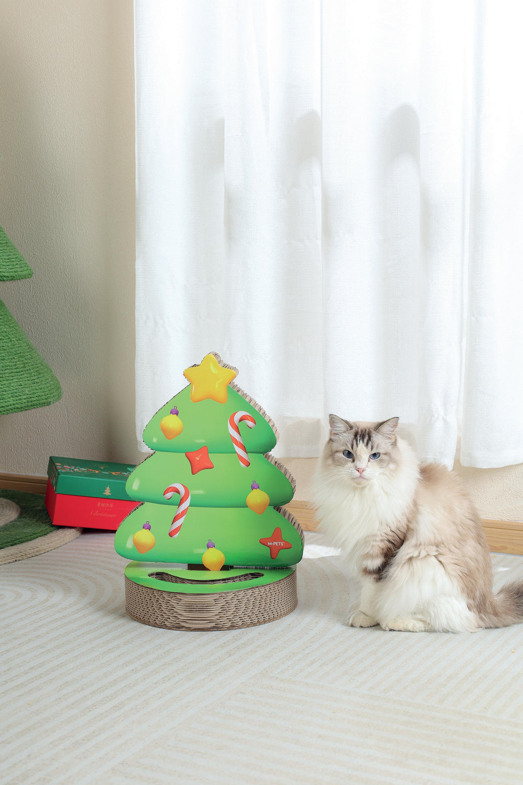 Jouet de Noël - Arbre à chat festif