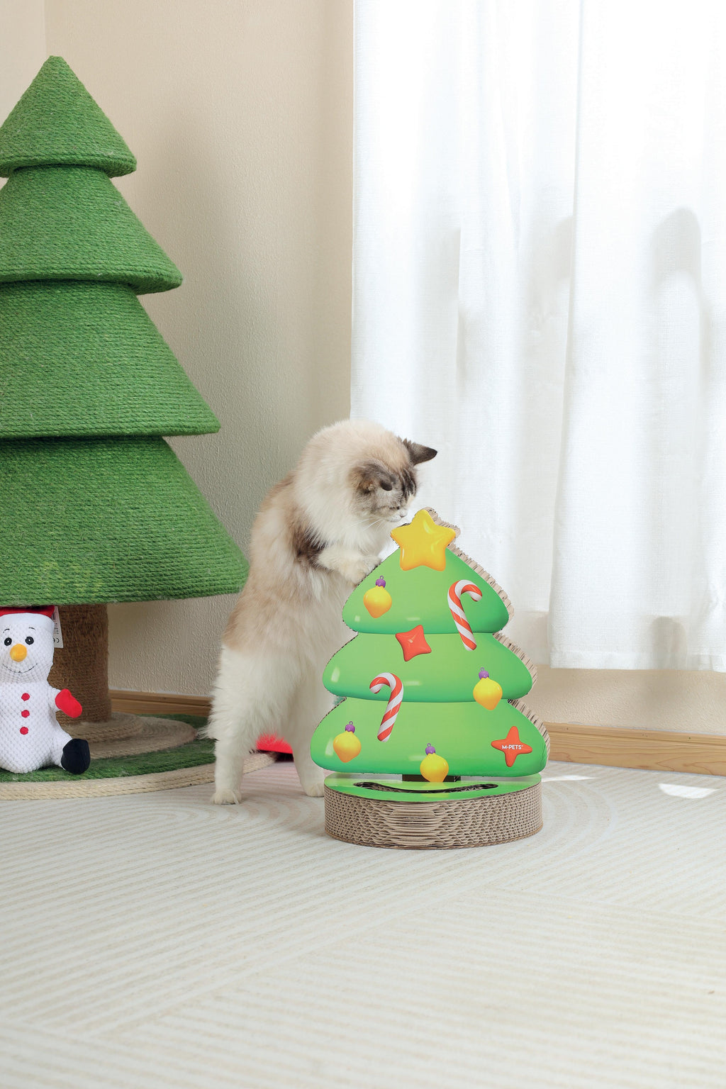 Jouet de Noël - Arbre à chat festif