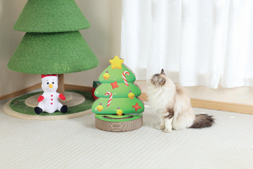 Jouet de Noël - Arbre à chat festif