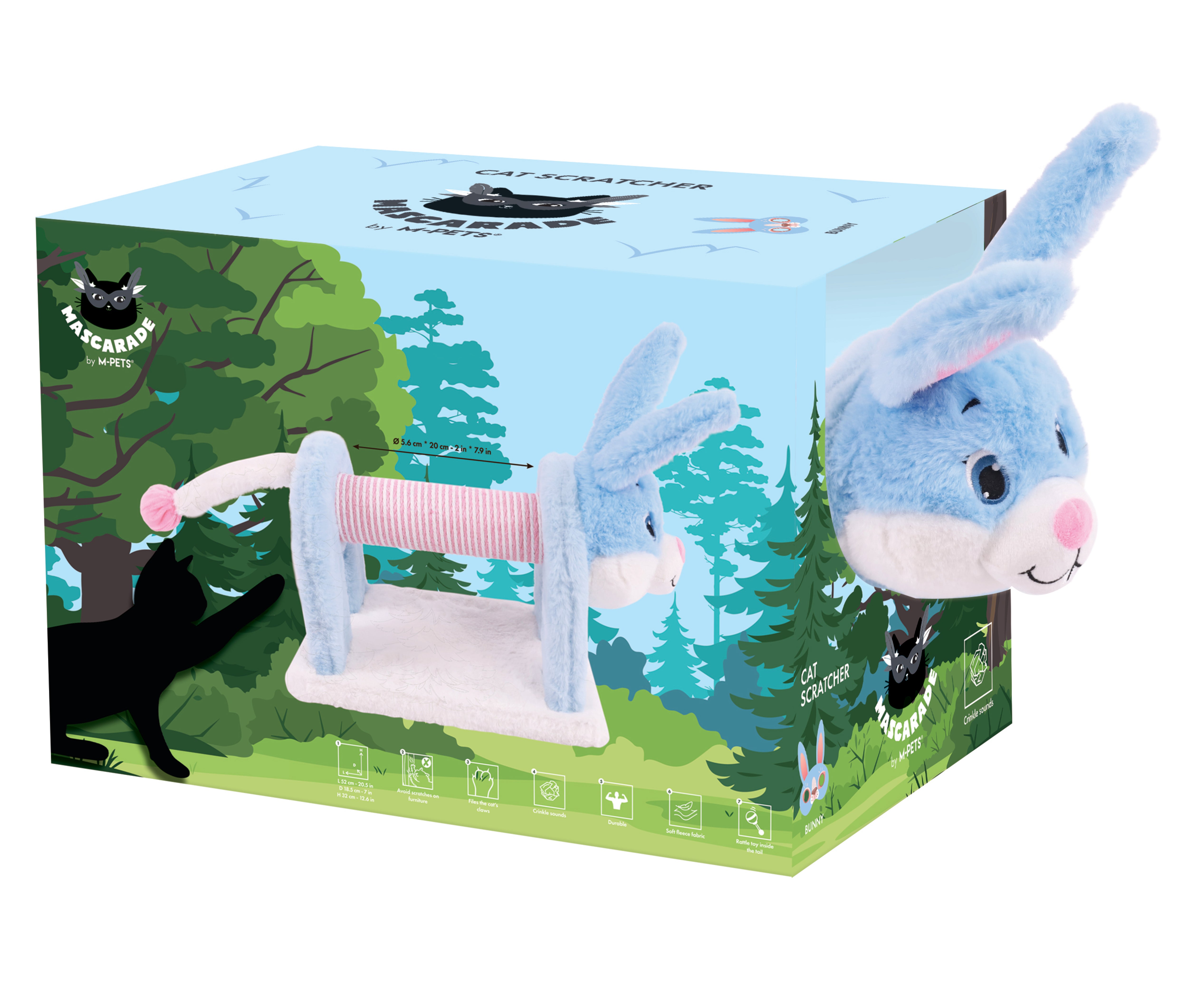 マザーキャット MASCARADE Cat Scratcher Bunny – M-PETS