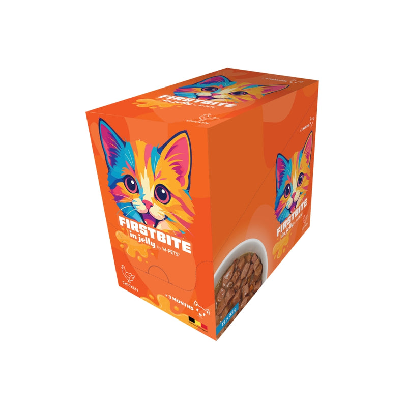 FIRSTBITE Cat Jelly Chicken 85g pouch - 12pcs per display