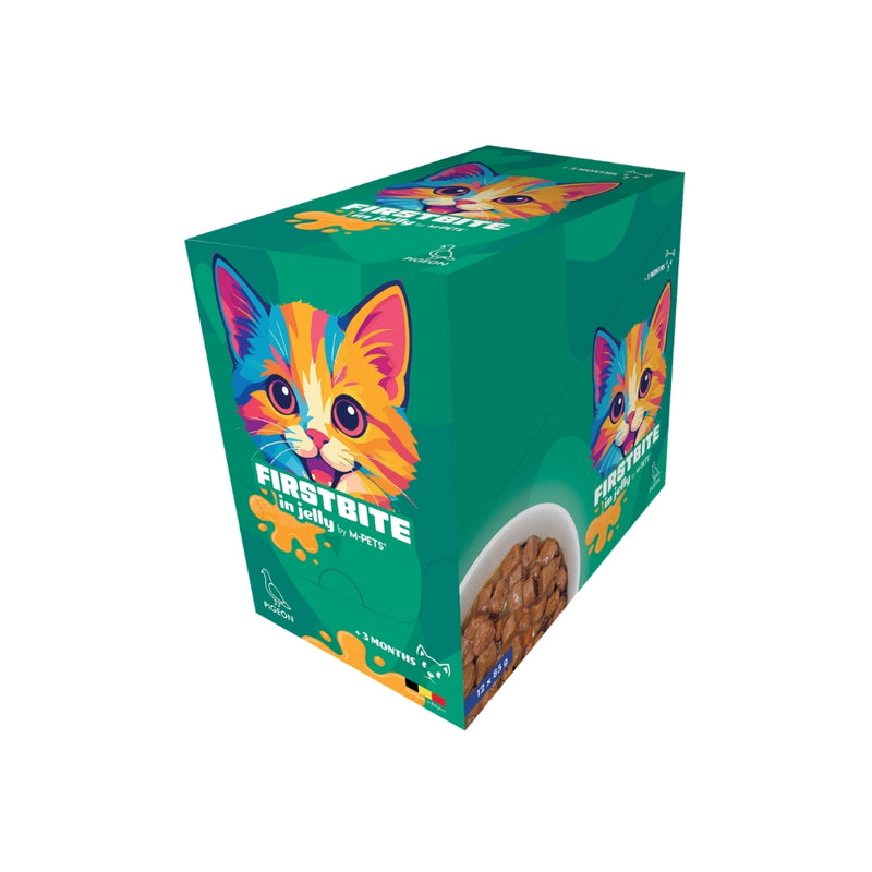FIRSTBITE Cat Jelly Pigeon 85g pouch - 12pcs per display