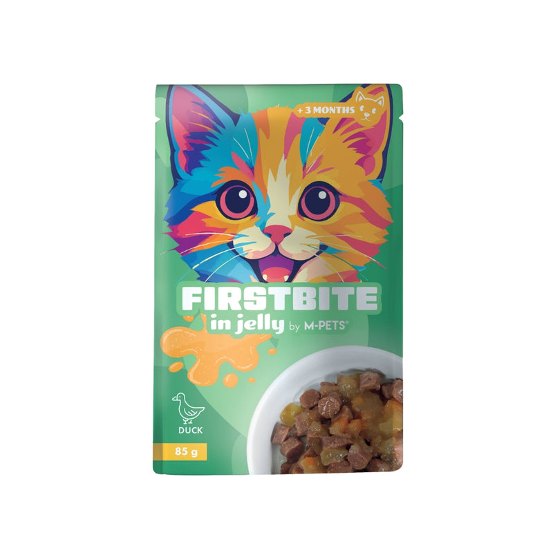 FIRSTBITE Cat Jelly Duck 85g pouch - 12pcs per display