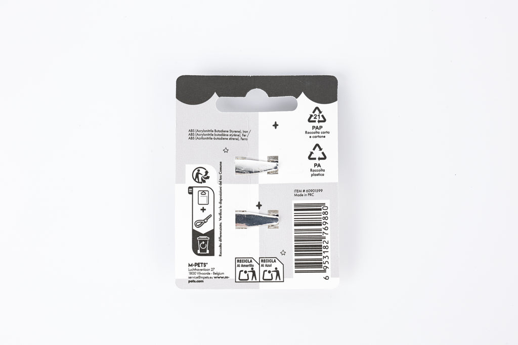 GLAM Hair Accessories for pets diamond shape clip - Black & Silver