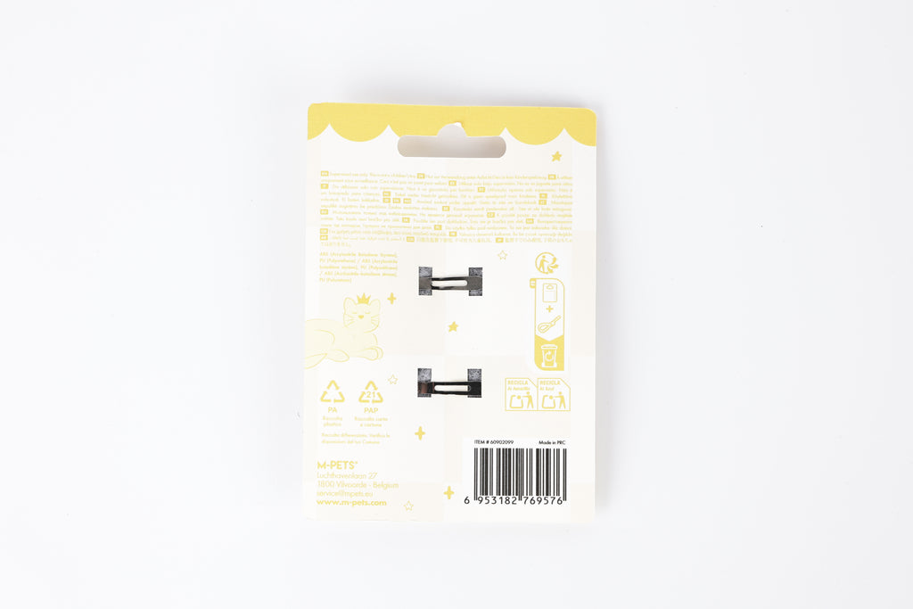GLAM Hair Accessories for pets clip - Yellow