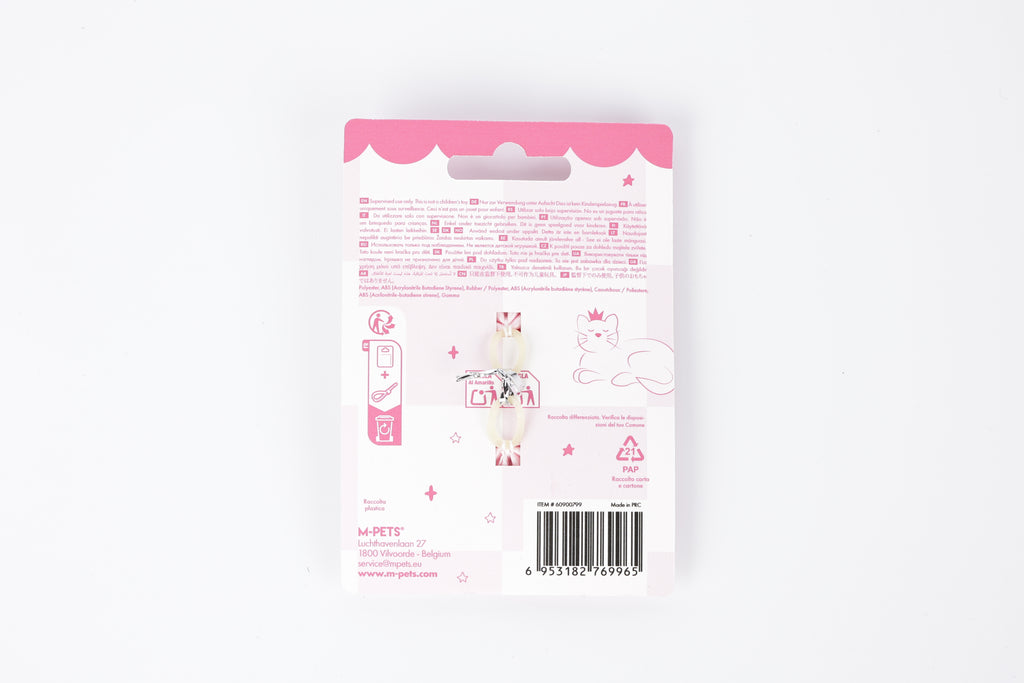 GLAM Hair Accessories for pets rubber band with pearl - Pink