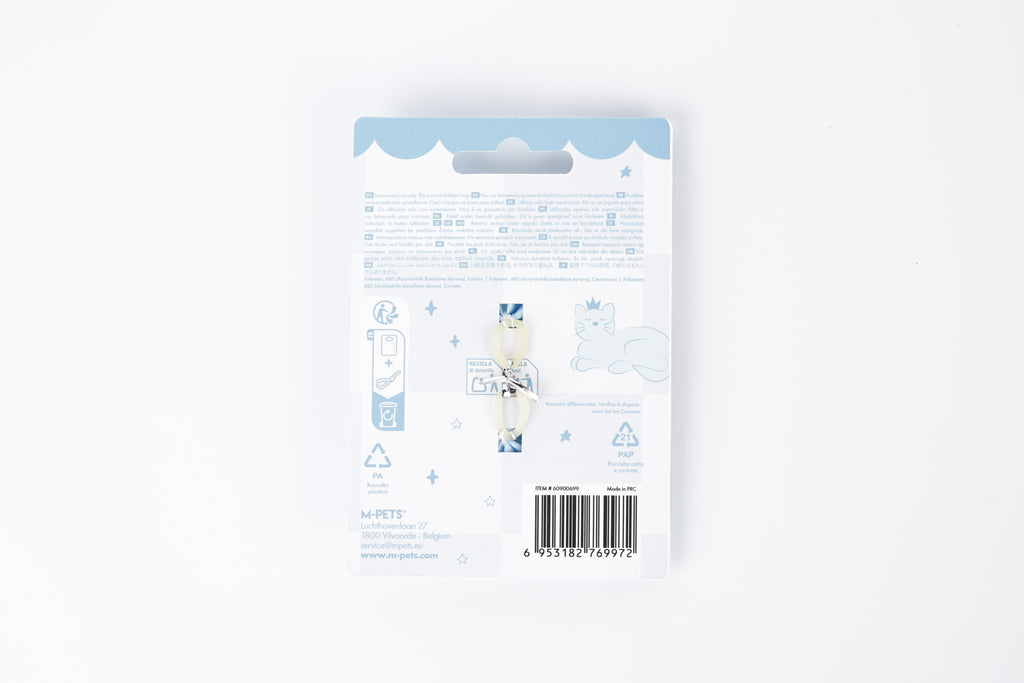 GLAM Hair Accessories for pets rubber band with pearl - Blue