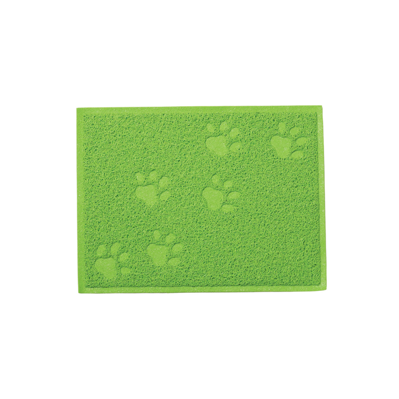 Tapis de litière pour chat FOOTPRINT Vert