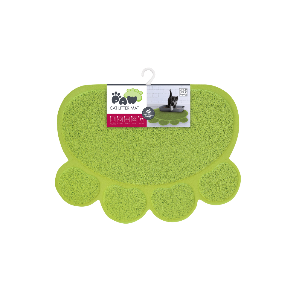 Tapis de litière pour chat PAW Vert